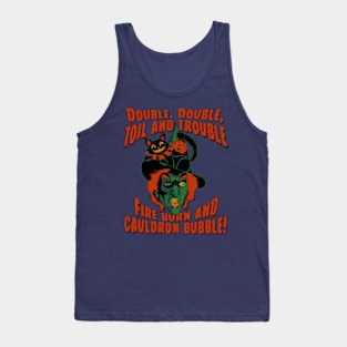 Halloween Witch retro design Tank Top